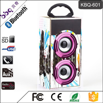 Altavoz de la caja de sonido portátil USB / Bluetooth / SD / MMC MP3 colorful Design